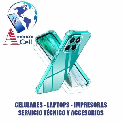 CARCASA - TRANSPARENTE - HONOR X8C - 3 EN 1