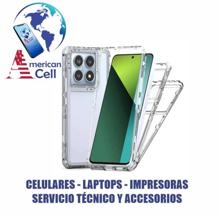 CARCASA - TRANSPARENTE - XIAOMI 14T - 3 EN 1