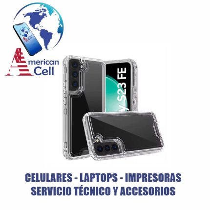 CARCASA - TRANSPARENTE - SAMSUNG - S23 FE - 3 EN 1
