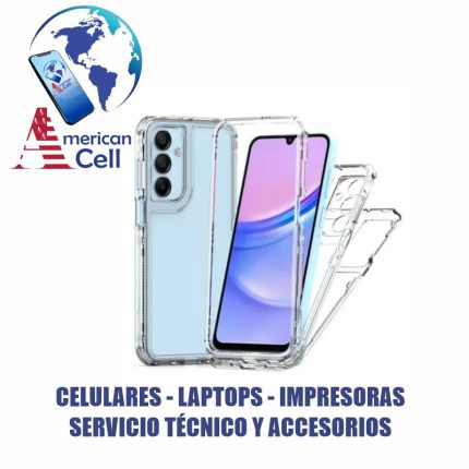 CARCASA - TRANSPARENTE - SAMSUNG - A36 SM - A56 - 3 EN 1