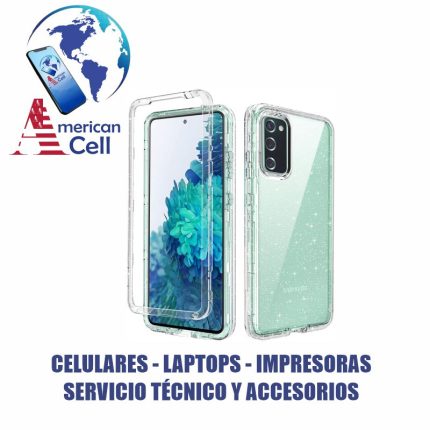 CARCASA - TRANSPARENTE - SAMSUNG - S20 FE - 3 EN 1