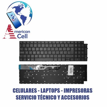 TECLADO - LAPTOP - DELL - 3511 -3410 15.6 RETROILUMINADO SP