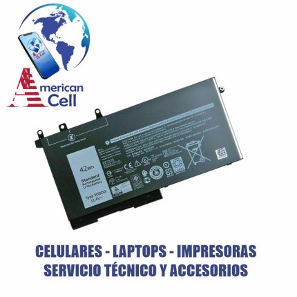 BATERIA COMPATIBLE - DELL 3DDDG 43Wh 11.4V 3 CELDAS
