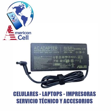 CARGADOR COMPATIBLE - ASUS 20V 6A 6.0X3.7mm 120W
