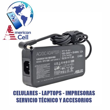 CARGADOR COMPATIBLE - ASUS 19.5V 11.8A 230W 6.0X3.7A P.AGUJA-PEQ