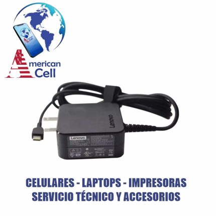 CARGADOR COMPATIBLE - LENOVO 20V 2.25A TIPO C 45W CUADRADO