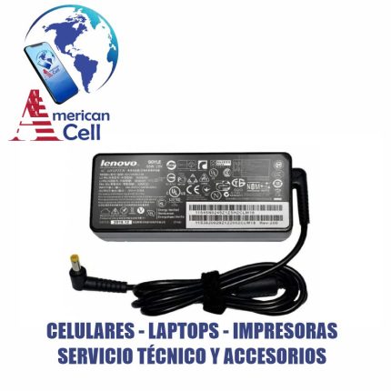 CARGADOR COMPATIBLE - LENOVO 20V 3.25A 65W 4.0X1.7 P. DELGADA RECT