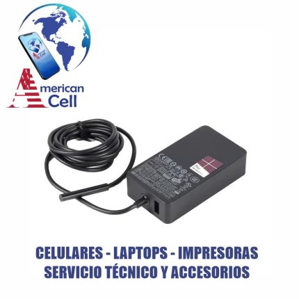 CARGADOR COMPATIBLE - MICROSOFT SURFACE 15V 4.0A 65W PUNTA MAGNETICA