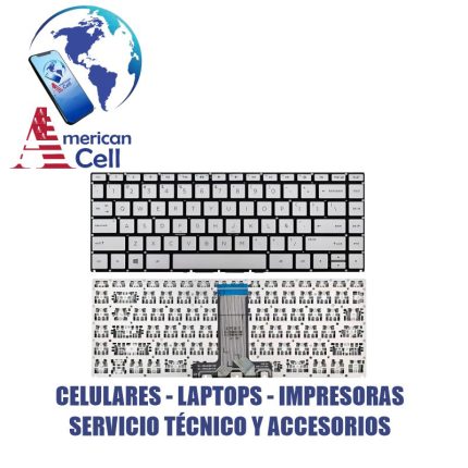 TECLADO - LAPTOP - HP - 14-BS PLATA