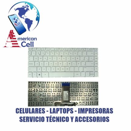 TECLADO - LAPTOP - HP - 14-BS BLANCO