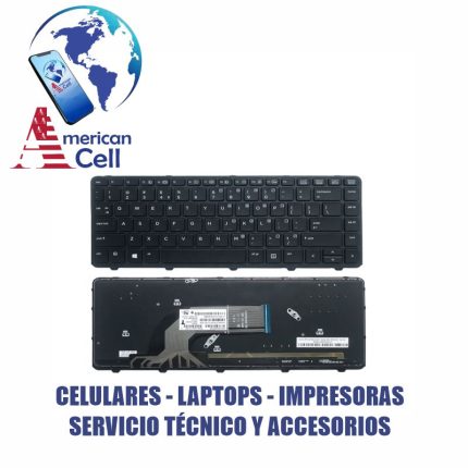 TECLADO - LAPTOP - HP - 640 G1- 645 G1 -CON FRAME SP