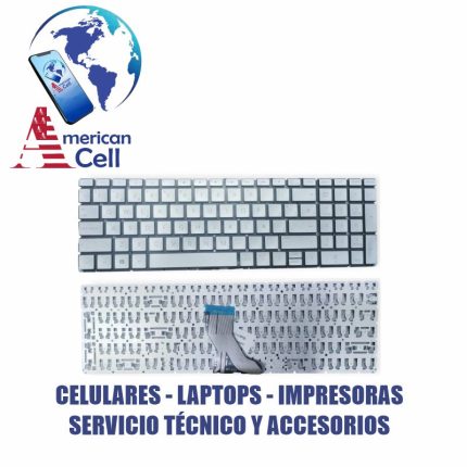 TECLADO - LAPTOP - HP - 15-DA 15-DW 15-CD SP PLATEADO- PLOMO