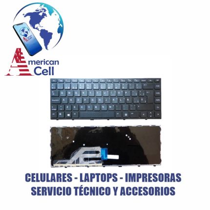 TECLADO - LAPTOP - HP - 440 G5 MARCO PLATEADO SP ILUMINADO