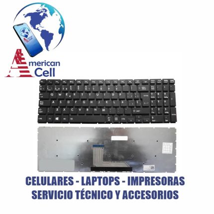 TECLADO - LAPTOP - TOSHIBA - P55T- P55W ENTER RECTO INGLES ILUMINADO SP