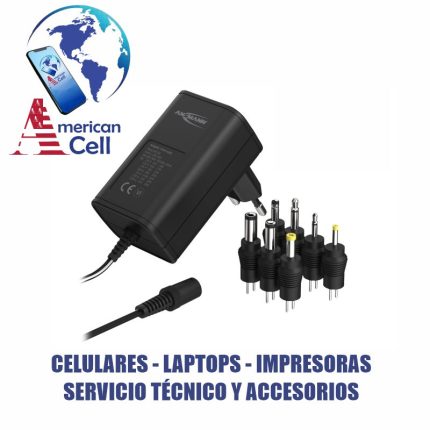 CARGADOR FUENTE DE PODER - 3.0V A 12V 7 PUNTAS